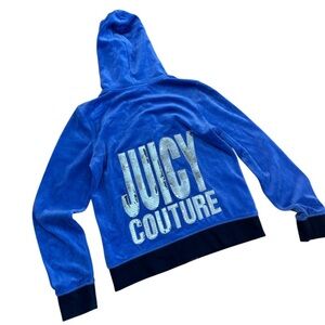 Juicy Couture Velour Sequin Track Jacket